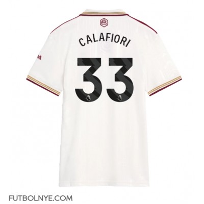 Camiseta Arsenal Riccardo Calafiori #33 Tercera Equipación para mujer 2025-26 manga corta Camiseta Arsenal Riccardo Calafiori #33 Tercera Equipación para mujer 2025-26 manga corta